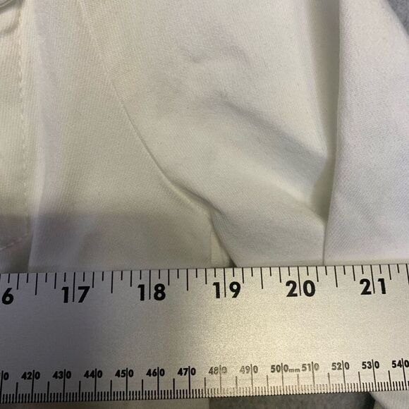 New York & Company Women's Size Medium White Button Down Coat Jacket Classic NEW - Picture 4 of 7